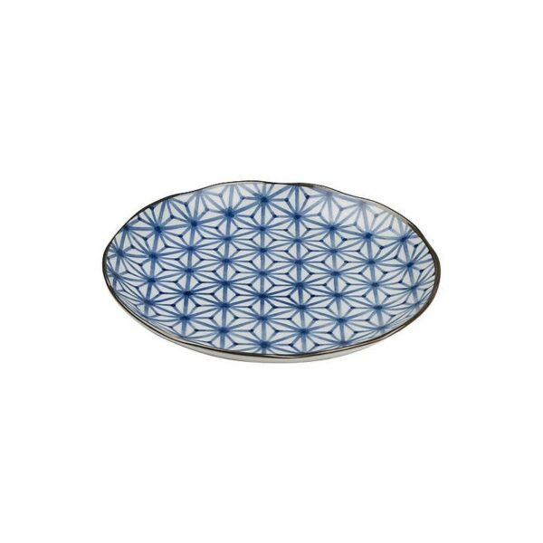 Assiette céramique 25.5 cm - Motif : étoiles