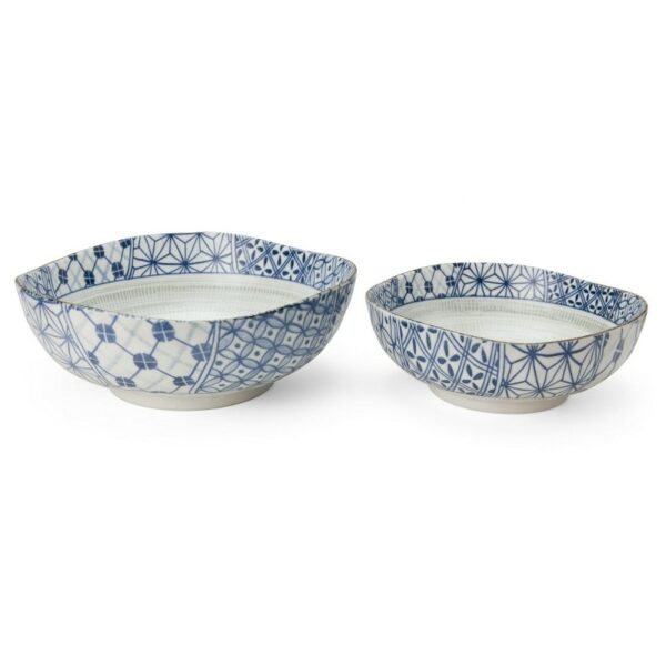 Set 2 saladiers en céramique japonaise 16.5 cm et 20 cm