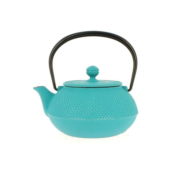 Théière japonaise en fonte Arare 0,8 Litre turquoise