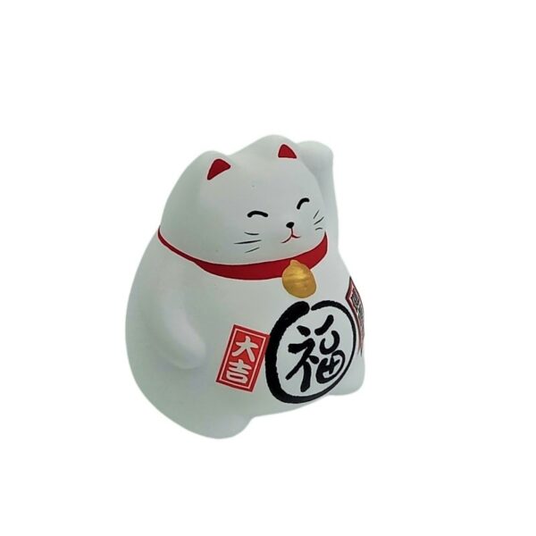 Chat Maneki neko blanc qui lève la pate