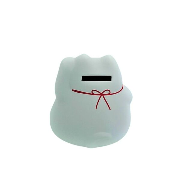 Chat Maneki neko blanc tirelire