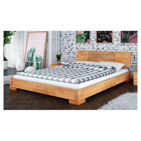 Pack Lit Shizen bas Naturel Sommier et Matelas