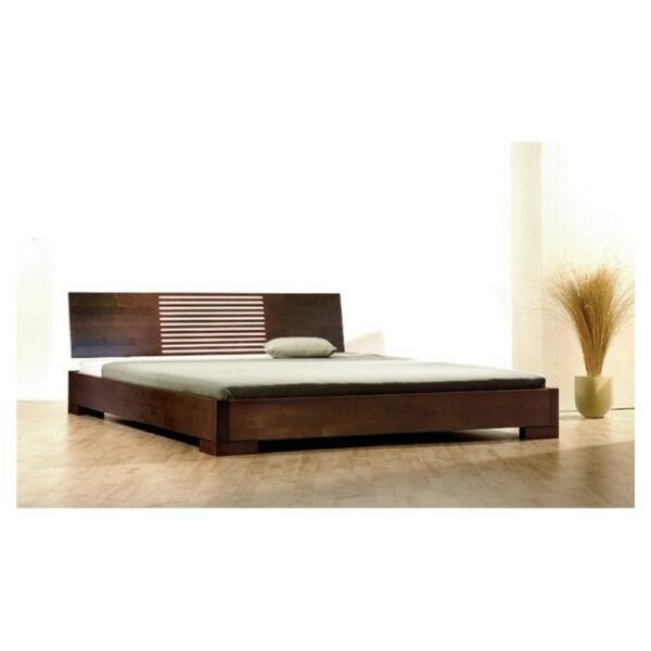 Pack Lit Shizen bas Wenge Sommier et matelas