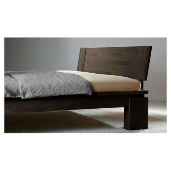 Pack Lit Tsuri Haut Wenge sommier et matelas