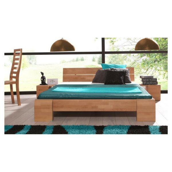 Pack Lit Kobe Haut naturel Sommier et matelas