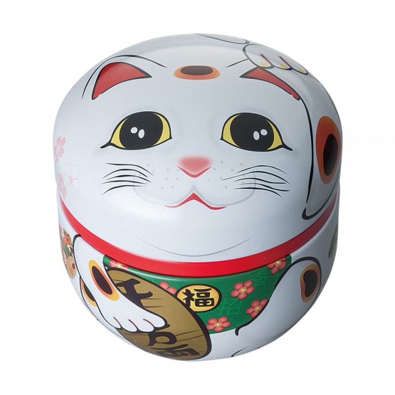 Boite à thé japonaise Maneki Neko