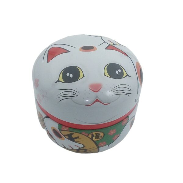 Boite à thé japonaise chat Maneki Neko