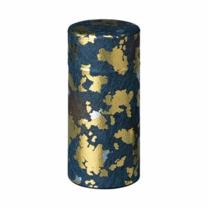 Boite à thé japonaise papier washi bleu