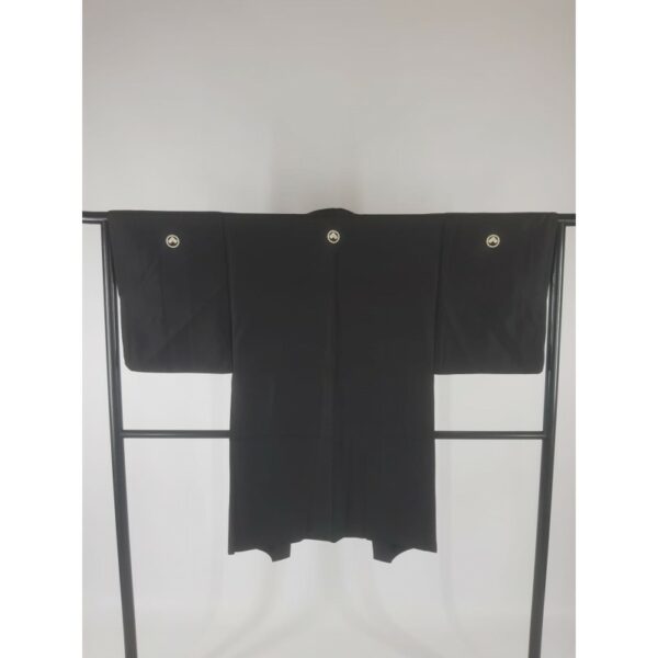 Veste kimono pour homme noire