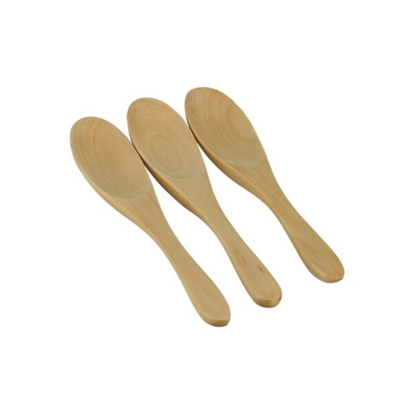 Set de 3 cuillères en bois couleur naturel