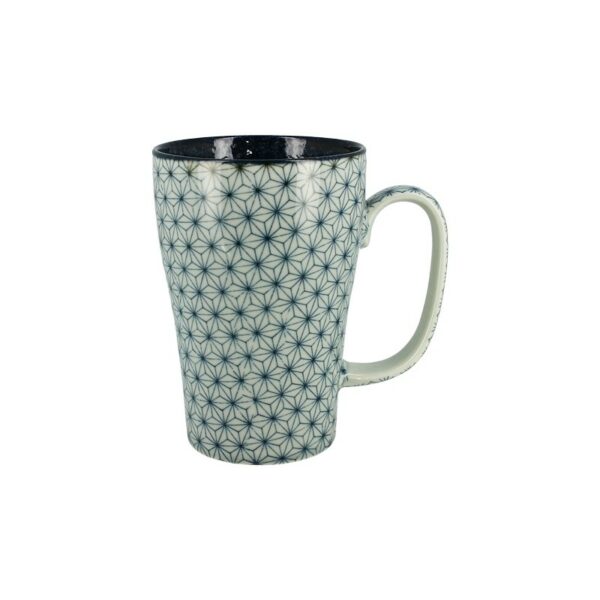 Grands mugs Asanoha bleu