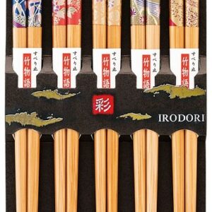 Sets de 5 paires de baguettes japonaises