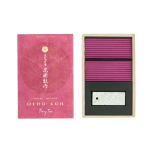 Coffret d’encens japonais Oedo Pivoines