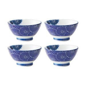 Set de 4 bols à riz japonais ombrelles