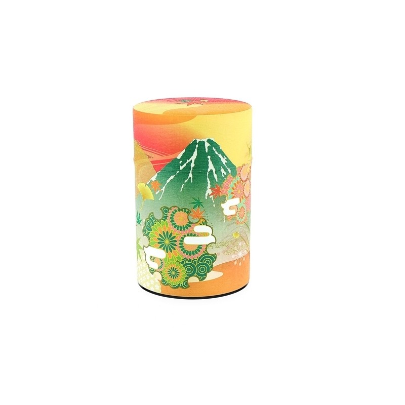 Boite à thé japonaise Fujisan Orange