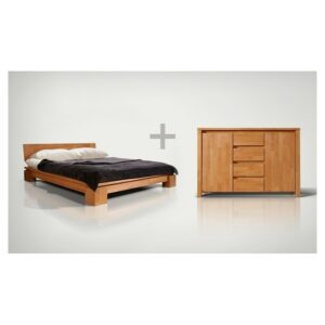 Pack Lit bas et commode Tsuri naturel