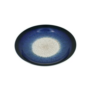 Assiette japonaise bleue