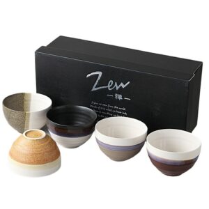 Set de 5 bols japonais « Zen »