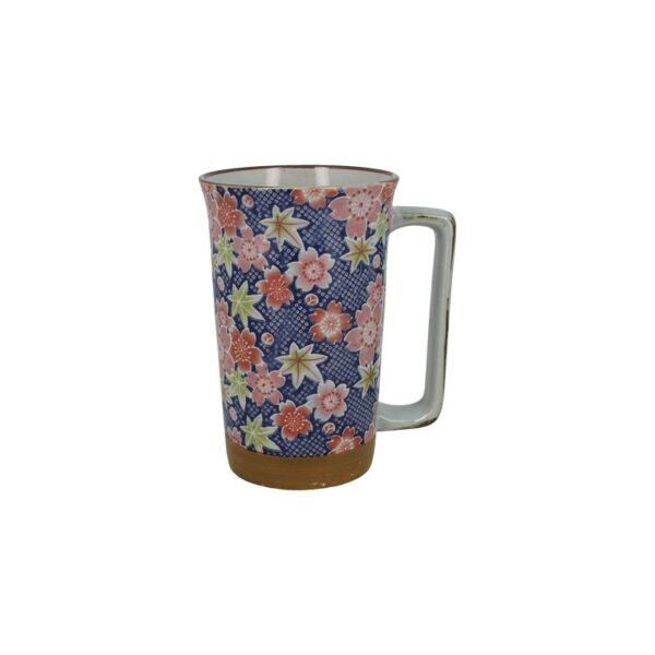 Grand mug fleurs colorées