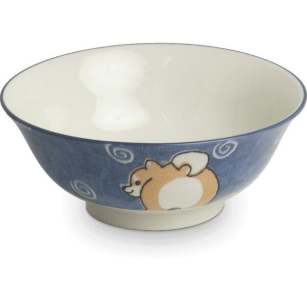 Grand bol japonais Ramen Shiba bleu