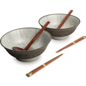 Set de 2 bols Ramen Lignes